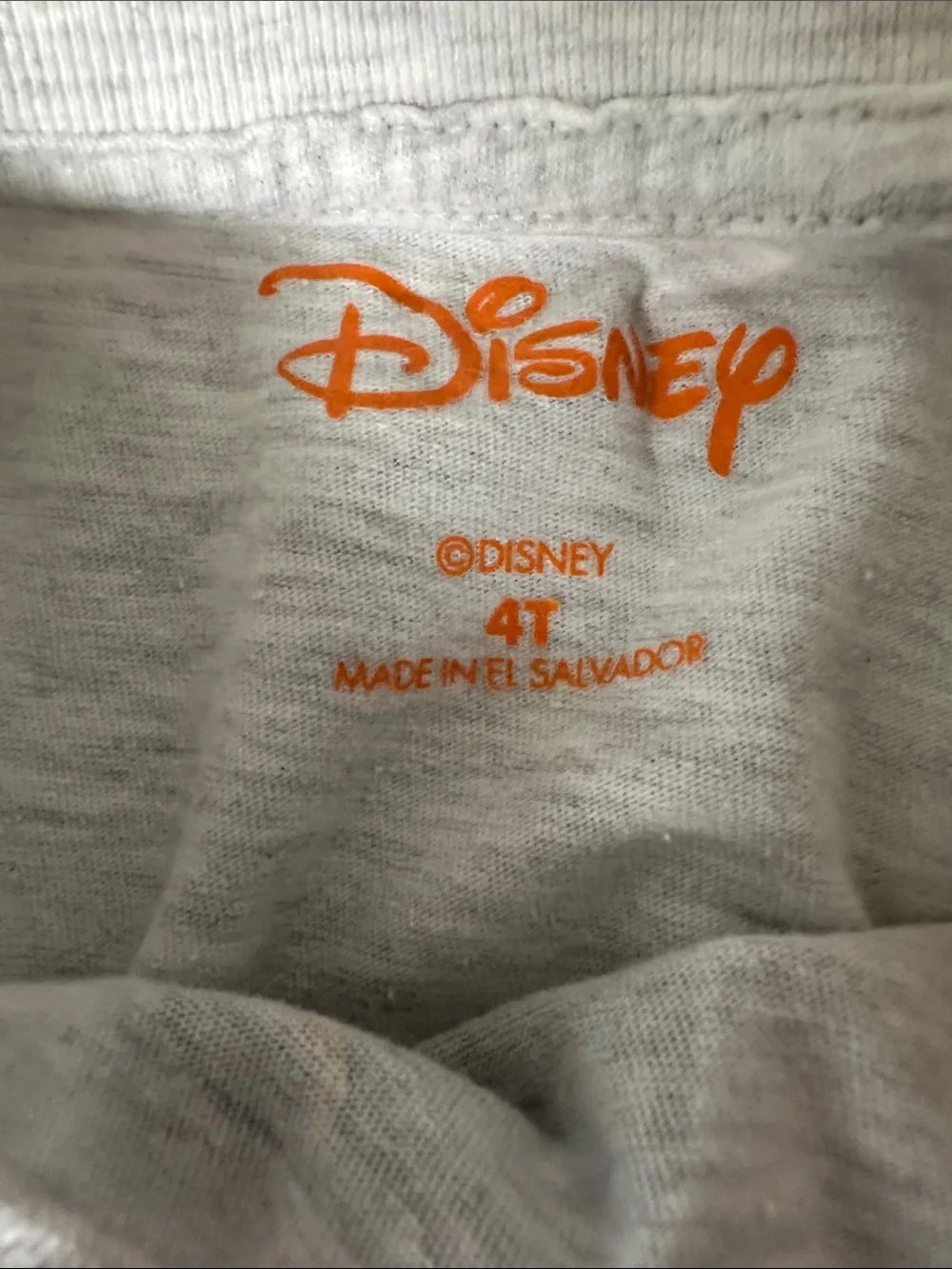 Disney Girls Pink and Light Gray Princess Short Sleeve Pajama Tops - 2 Pack